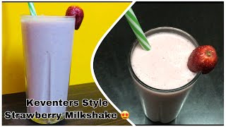 STRAWBERRY MILKSHAKE RECIPE 🥤  Keventers Style  Tamil [upl. by Phillipe888]