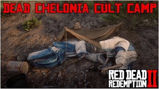 Camp with Dead Chelonians  Red Dead Redemption 2 [upl. by Esiouqrut332]