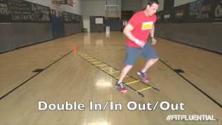 Cardio Workout  Fat Burning Agility Ladder Drills [upl. by Ridglea]