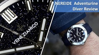 VENEZIANICO Nereide Avventurina  Awesome Adventurine Dial Diver [upl. by Norej]