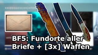 Battlefield 5 alle Briefe 40x fundorte  Unter keiner Flagge Nordlys Tirailleur [upl. by Pet]