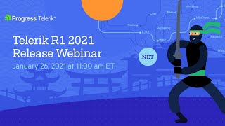 Telerik R1 2021 Release Webinar [upl. by Jeremias]