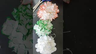 Paper Napkin Flower Making flowermaking paperflower flowerdesign tissuepaperflower [upl. by Ayihsa578]