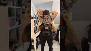 Mexican Cartel Soldier Morning Routine shorts airsoft [upl. by Nylarat]