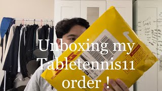 Unboxing my tabletennis11 order [upl. by Naes]