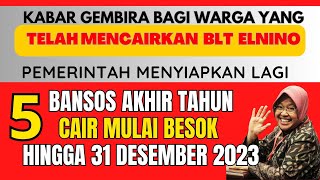 KABAR GEMBIRA BAGI KPM BLT ELNINO ADA 5 BANSOS MENUNGGU PENCAIRAN HINGGA 31 DESEMBER 2023 [upl. by Amalberga]