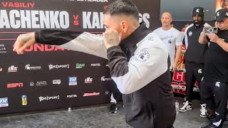 George Kambosos Jr FINAL WORKOUT vs Vasiliy Lomachenko and QampA [upl. by Charmian]