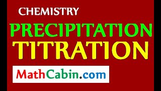 📛 Precipitation Titration Chemistry problem [upl. by Netti]