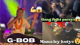 GBob live concert in pokhara 2080 GBOBOFFICIAL fight paryo😤🔥over crowed🔥 [upl. by Gelasias]