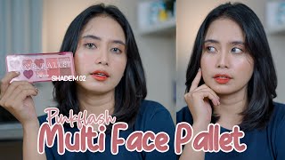 Review PINKFLASH OhMyLove 4 in 1 Multiple Face Palette  cuma 50ribuan udah lengkap [upl. by Etteve]