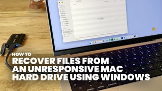 Recover Files from Failing External HFS Mac Hard Drive using Windows [upl. by Aerdnuahs]