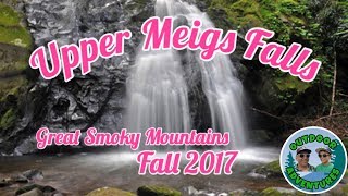 Epic Upper Meigs Falls Hike in Great Smoky Mountains Fall 2017 [upl. by Cobb]