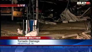 Henryville Left Devastated By Tornado [upl. by Linnette]