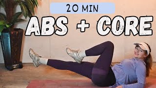 20 MIN ABS  CORE WORKOUT  STRONG CORE at Home Workout [upl. by Demona219]