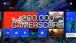 200000 GAMERSCORE Looking over my Gamercard [upl. by Essinger170]