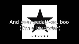 Blackstar  David Bowie  Lyrics [upl. by Tnarg]