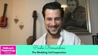 INTERVIEW Actor PAOLO BERNARDINI from The Wedding Veil Inspiration Hallmark Channel [upl. by Animas]