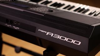 Yamaha PSRA3000 Arranger Workstation Keyboard Demo [upl. by Nyrehtac]