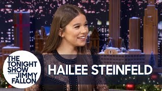 Jimmy Fallon  Beat Battle with Hailee Steinfeld [upl. by Kevina431]