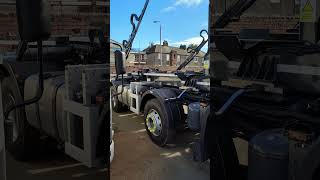 New Daf Hook Loader Skip Truck 2024 class2 daf garbage recycling refusetruck skips shorts [upl. by Godbeare662]