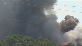 Chemicals continue to release into air in Conyers following BioLab Plant fire residents experience [upl. by Miguela]