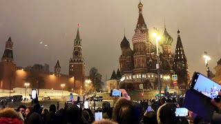 БЕЗ САЛЮТА 🎆 НА КРАСНОЙ ПЛОЩАДИ НОВЫЙ ГОД 2024  WITHOUT FIREWORKS ON RED SQUARE NEW YEAR 2024 [upl. by Bettina371]