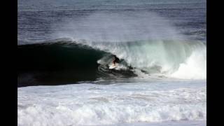 CENTRAL COAST  WAMBERAL  SURF  GNARLY BARRELS [upl. by Ahsakat]