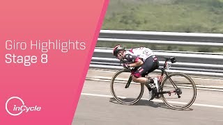 Giro dItalia 2018  Stage 8 Highlights  inCycle [upl. by Anaek480]