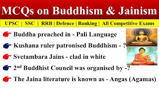 MCQs on Buddhism and Jainism [upl. by Yole790]