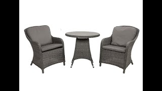 Paris 2 Seater Bistro Imperial Set [upl. by Brunell982]