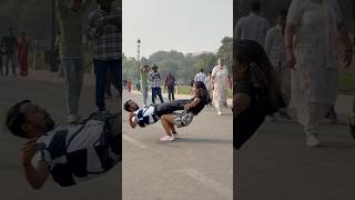 Public shock ho gyi shorts ytshorts gymnast parkour couplegoals [upl. by Sabian412]