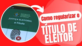 Como EMITIR CERTIDÃO DE QUITAÇÃO ELEITORAL no CELULAR ou PC [upl. by Gasparo]