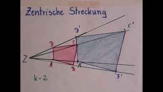 Zentrische Streckung  Ausführliche Erklärung [upl. by Kuska]