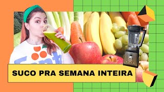 COMO FAZER SUCO DETOX E CONGELAR PARA A SEMANA INTEIRA [upl. by Weinert]