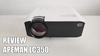 Review Apeman LC350  Nuevo Proyector Economico [upl. by Pail]