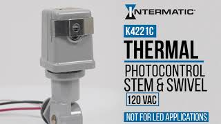 Install K4221C Thermal Photocontrols Stem and Swivel Mount [upl. by Sebastian]