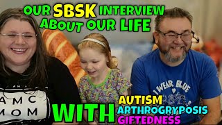 An interview about our life with disability  autism arthrogryposis and giftedness [upl. by Arihppas843]