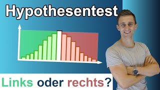 Hypothesentest  linksseitig oder rechtsseitig Wann nimmt man was Stochastik  Statistik Mathe [upl. by Siegler988]