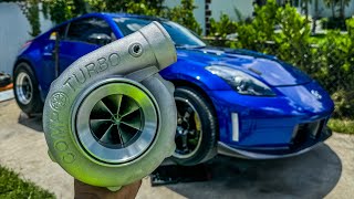 T51R MOD FOR THE 350z  INSANE TURBO SPOOL [upl. by Nerot]