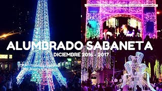 Alumbrado navideño de Sabaneta Colombia 2016  2017 [upl. by Giliane]