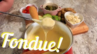 WHAT IS FONDUE How to Make Cheese Fondue at Home [upl. by Ylloj]