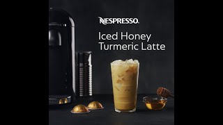 Nespresso Iced Honey Turmeric Latte Recipe  USA [upl. by Llert]