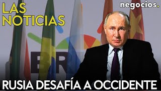 LAS NOTICIAS Rusia desafía a Occidente en los BRICS Irán advierte a EEUU y Trump adelanta a Harris [upl. by Howland279]