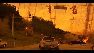 Greenland Comet shower Scene  HD clip [upl. by Eatnuahc]