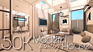 BLOXBURG 50K MODERN FAMILY HOUSE  NOGAMEPASS [upl. by Dedie]