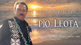 Funeral Service for Pio Leota [upl. by Oirottiv]