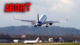 Airplane Aborts Landing at Heathrow Airport  Stunning GoAround Footage [upl. by Larina]