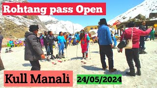 Rohtang pass finally Open in Manali 24 May 2024 Rohtang pass latest update 24052024 [upl. by Arden]