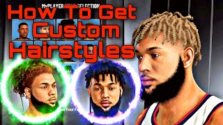 NBA 2K22 HOW TO GET CUSTOM HAIRCUTS  BEST HAIRCUTS IN THE GAME [upl. by Ennire566]