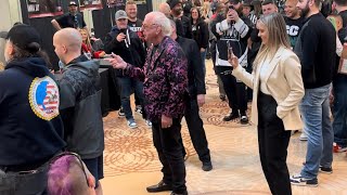 Ric Flair calls out Dolph Ziggler Nic Nemeth for sleeping with wife at WrestleCon Philadelphia [upl. by Dareece]